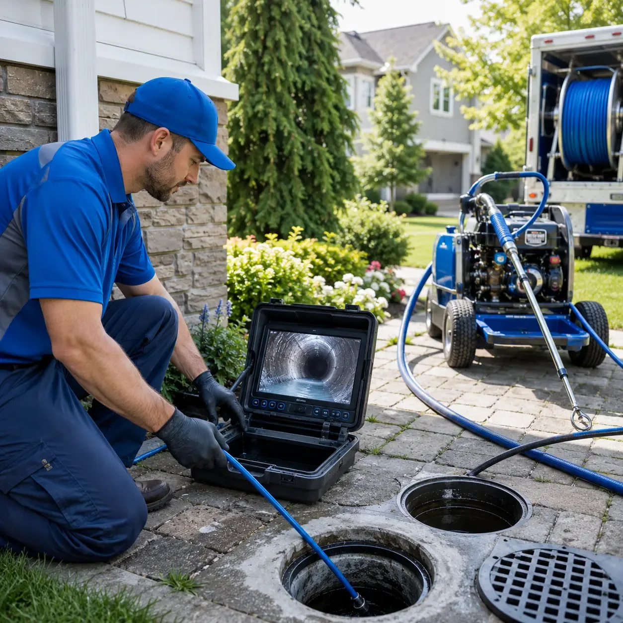 Outdoor drain cleaning professionals serving Lakewood, NY